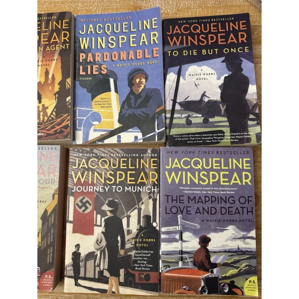Jacqueline Winspear Maisie‎ Dobbs Mystery 9 Book Lot